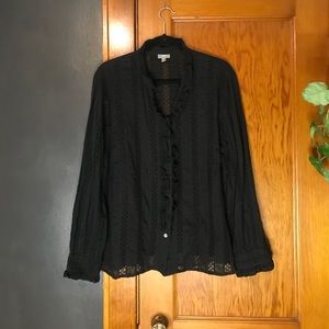 J Jill lace blouse
